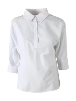 Solada Camicia donna con maniche a 3/4 - bianco