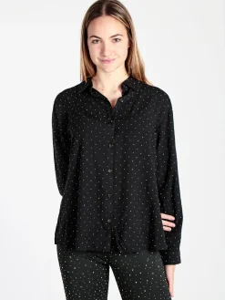 Solada Camicia donna con piccole borchie luccicanti