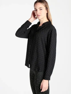 Solada Camicia donna con piccole borchie luccicanti