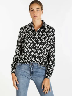 Solada Camicia donna con stampa bicolor