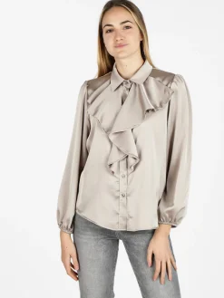 Solada Camicia donna elegante con balze