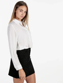 Solada Camicia donna leggera a maniche lunghe - bianco