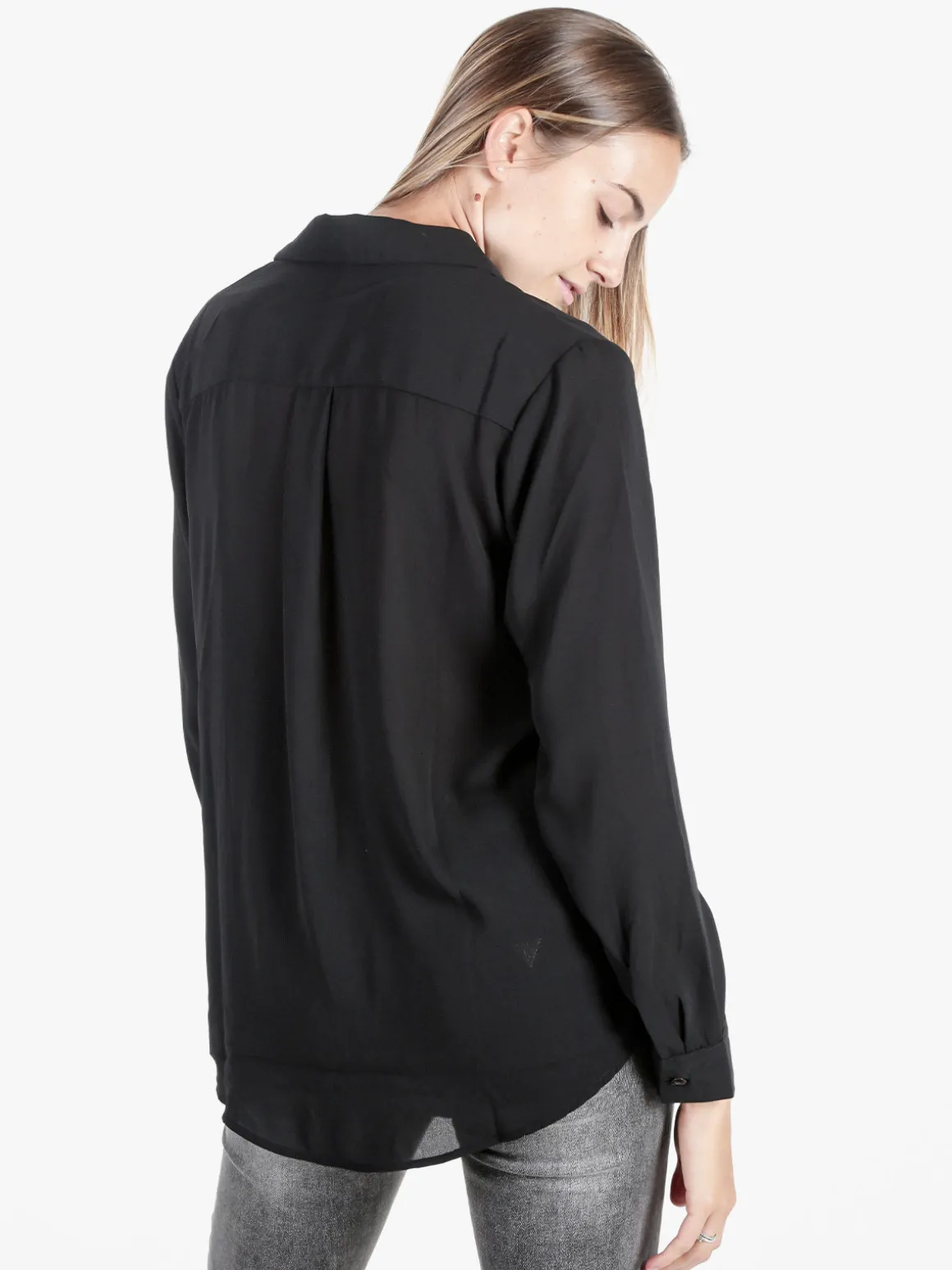 Solada Camicia donna leggera a maniche lunghe - nero