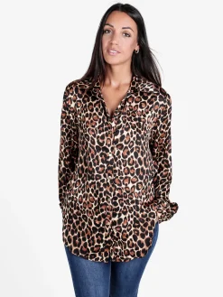 Solada Camicia donna maculata a maniche lunghe
