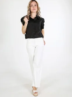 Solada Camicia donna oversize a maniche corte