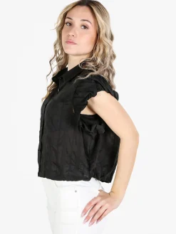 Solada Camicia donna oversize a maniche corte