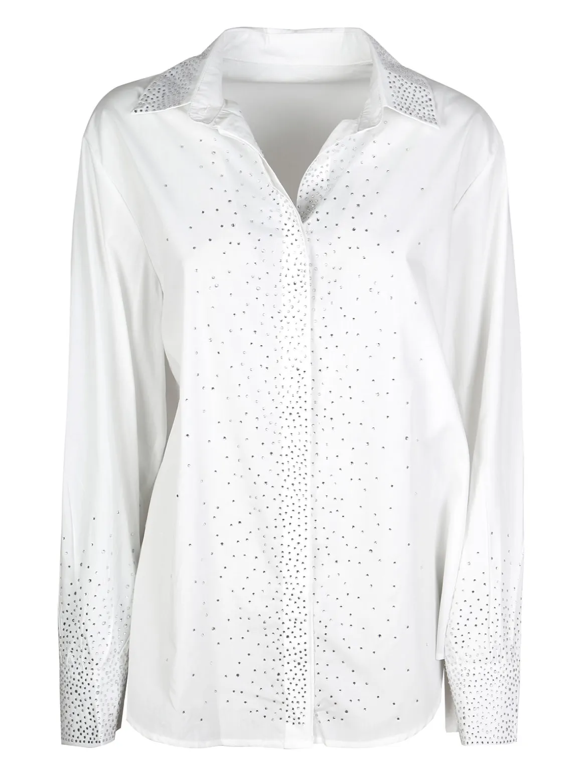 Solada Camicia donna oversize con strass