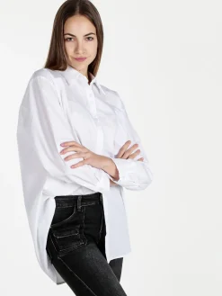 Solada Camicia donna oversize con taschino