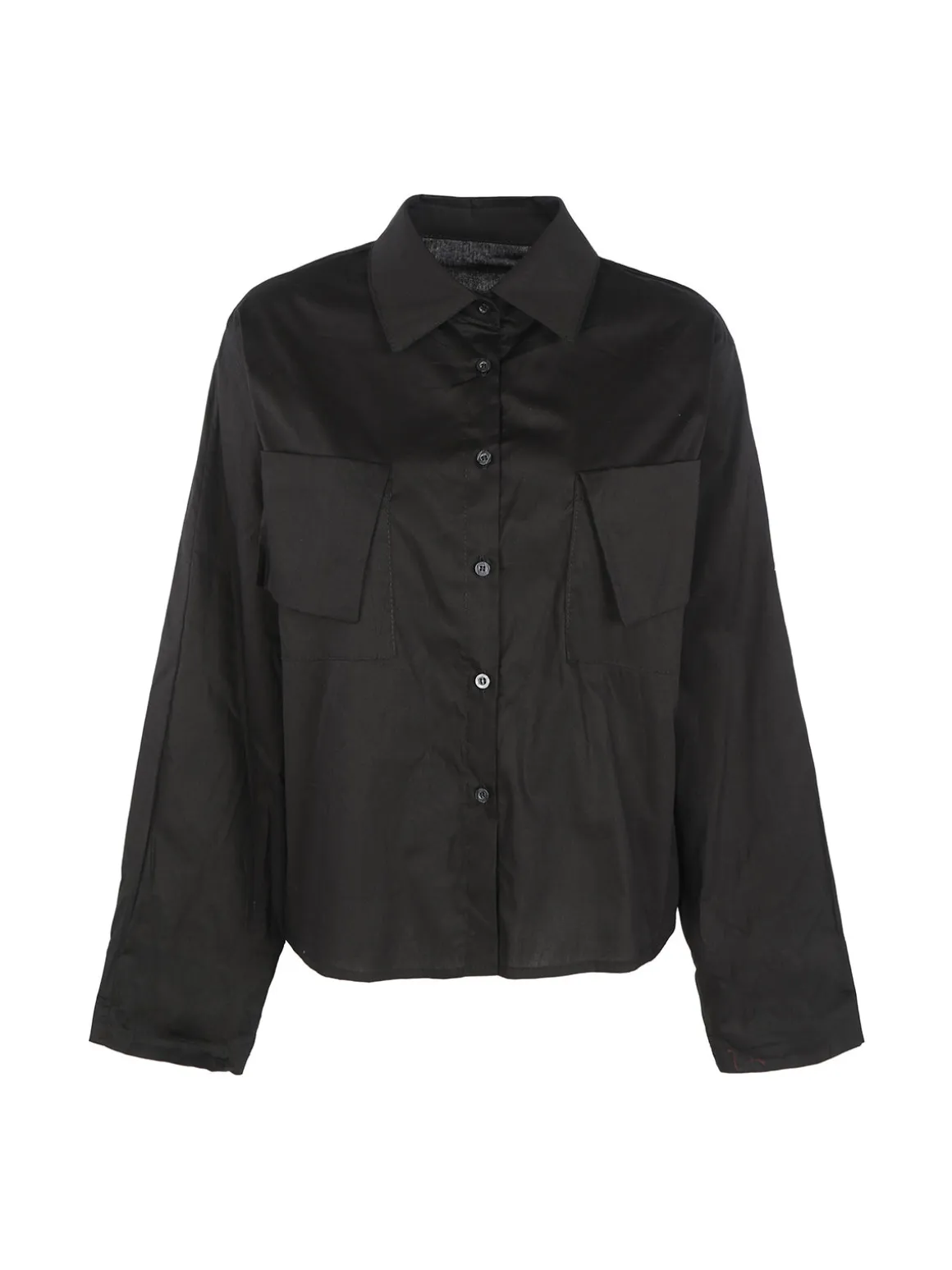 Solada Camicia donna oversize in cotone con tasche