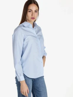 Solada Camicia donna oversize tinta unita