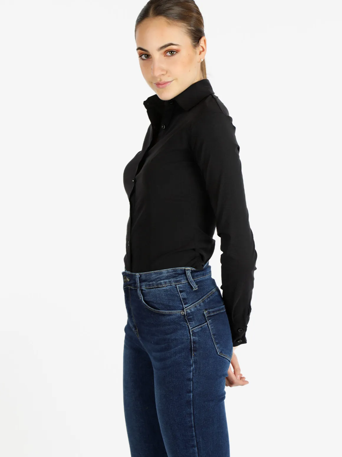 Solada Camicia donna slim fit a maniche lunghe