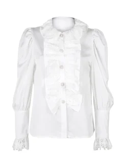 Solada Camicia elegante da donna con rouge in pizzo