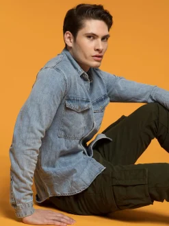 Solada Camicia in jeans da uomo