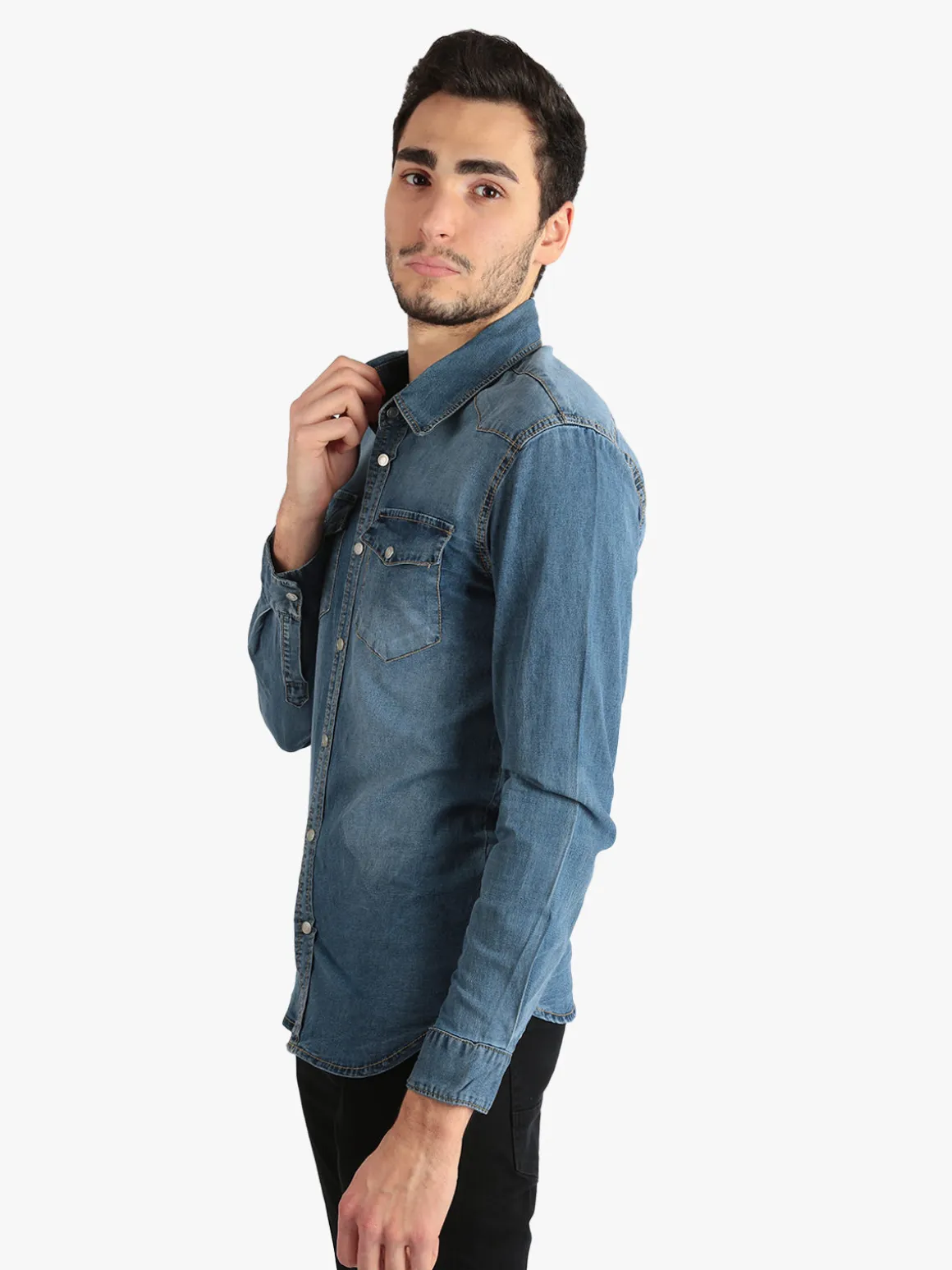 Solada Camicia in jeans uomo