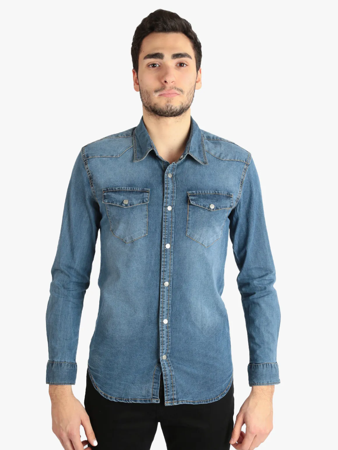 Solada Camicia in jeans uomo