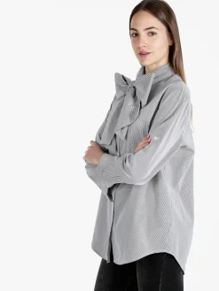 Solada Camicia rigata da donna a maniche lunghe