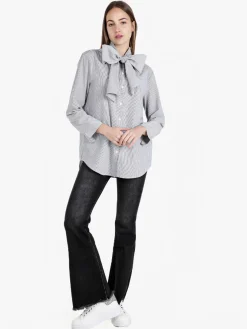 Solada Camicia rigata da donna a maniche lunghe