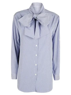 Solada Camicia rigata da donna a maniche lunghe