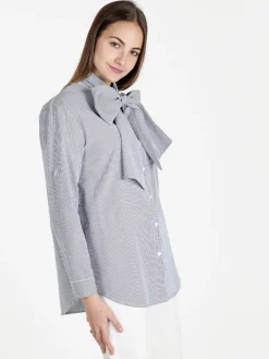 Solada Camicia rigata da donna a maniche lunghe