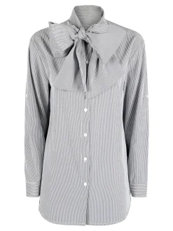 Solada Camicia rigata da donna a maniche lunghe
