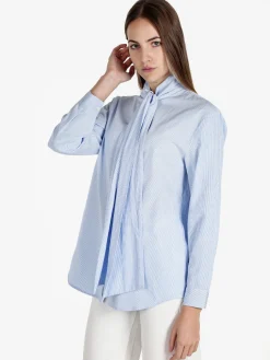 Solada Camicia rigata da donna a maniche lunghe