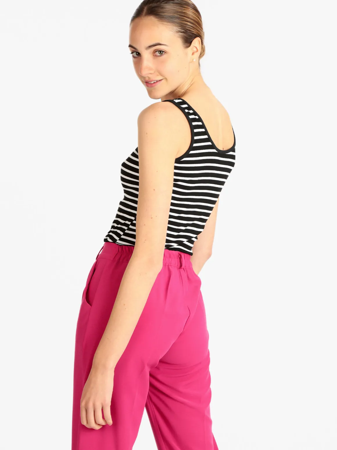 Solada Canotta donna in cotone a righe