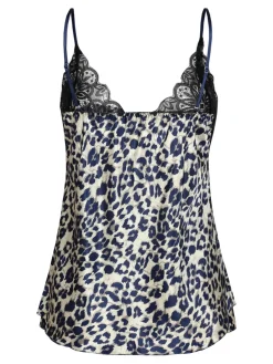 Solada Canotta intima leopardata con pizzo