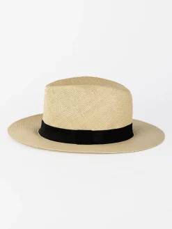 Solada Cappello panama di carta con nastro