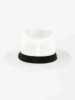 Solada Cappello panama di carta con nastro