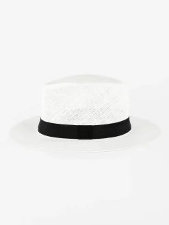 Solada Cappello panama di carta con nastro