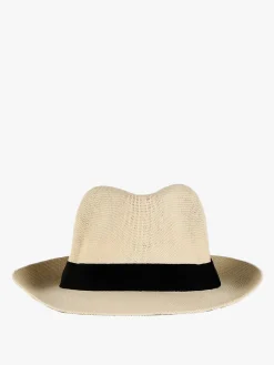 Solada Cappello panama di carta con nastro
