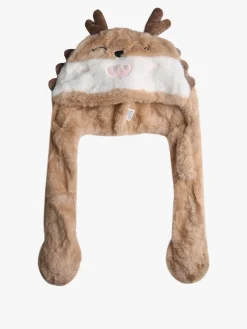 Solada Cappello peloso con orecchie - cammello