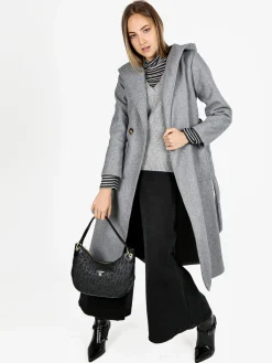 Solada Cappotto classico donna con cappuccio