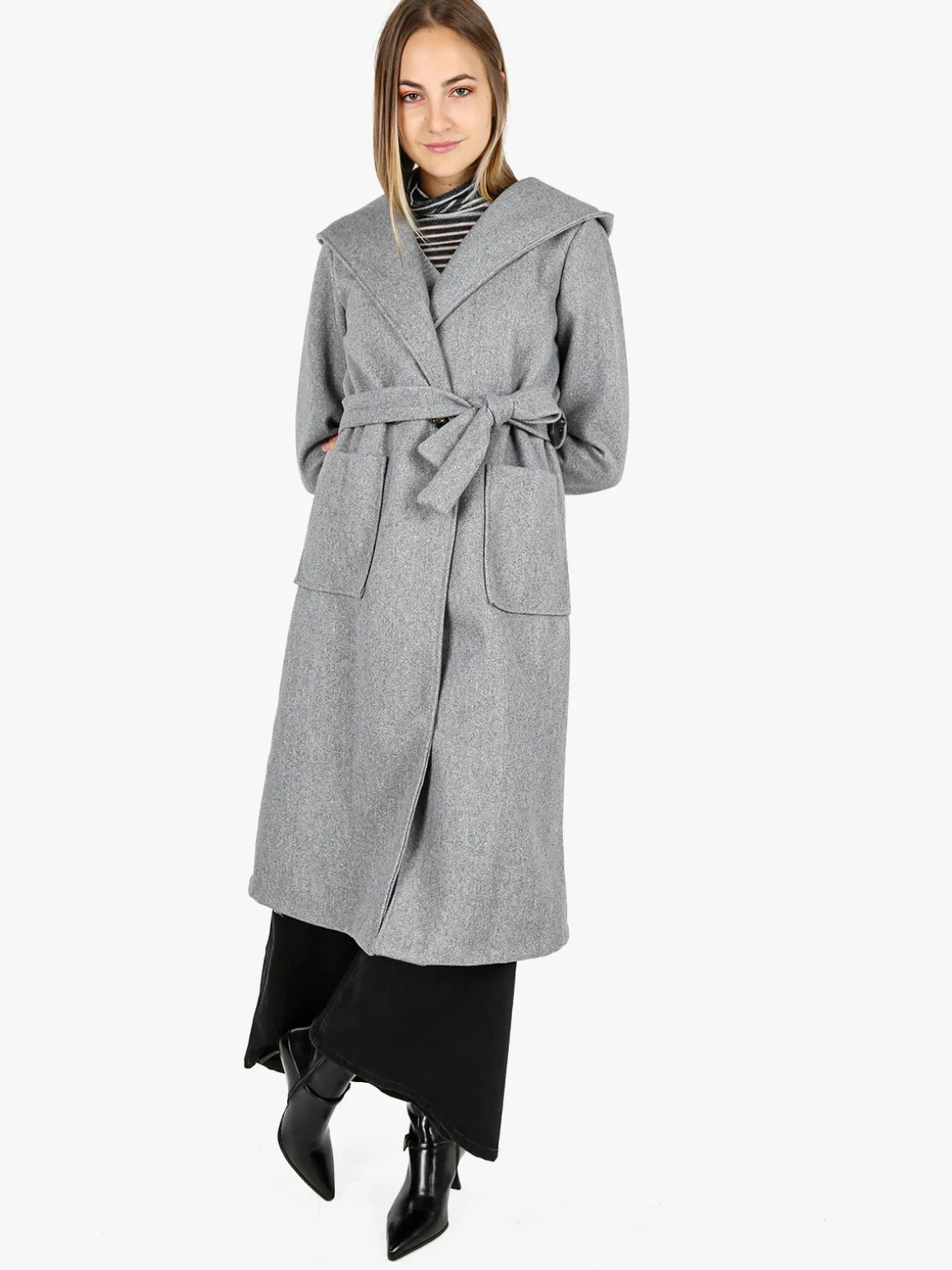 Solada Cappotto classico donna con cappuccio