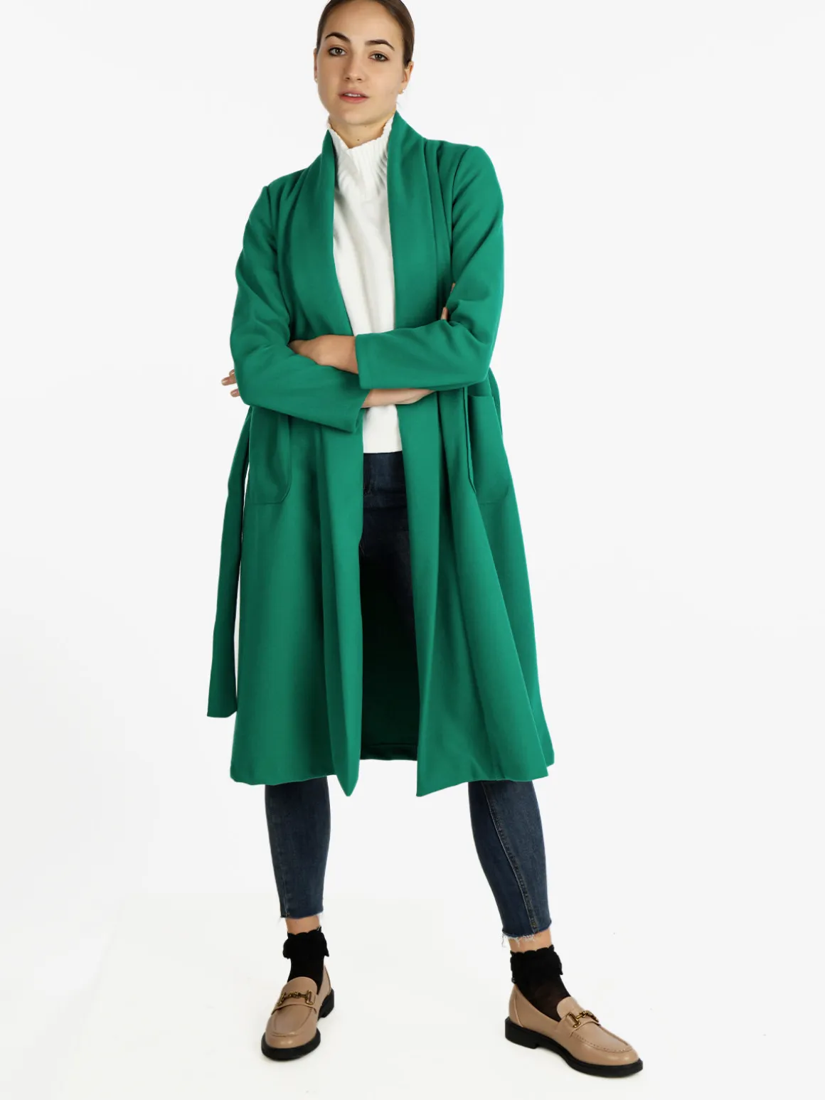 Solada Cappotto classico donna con cintura