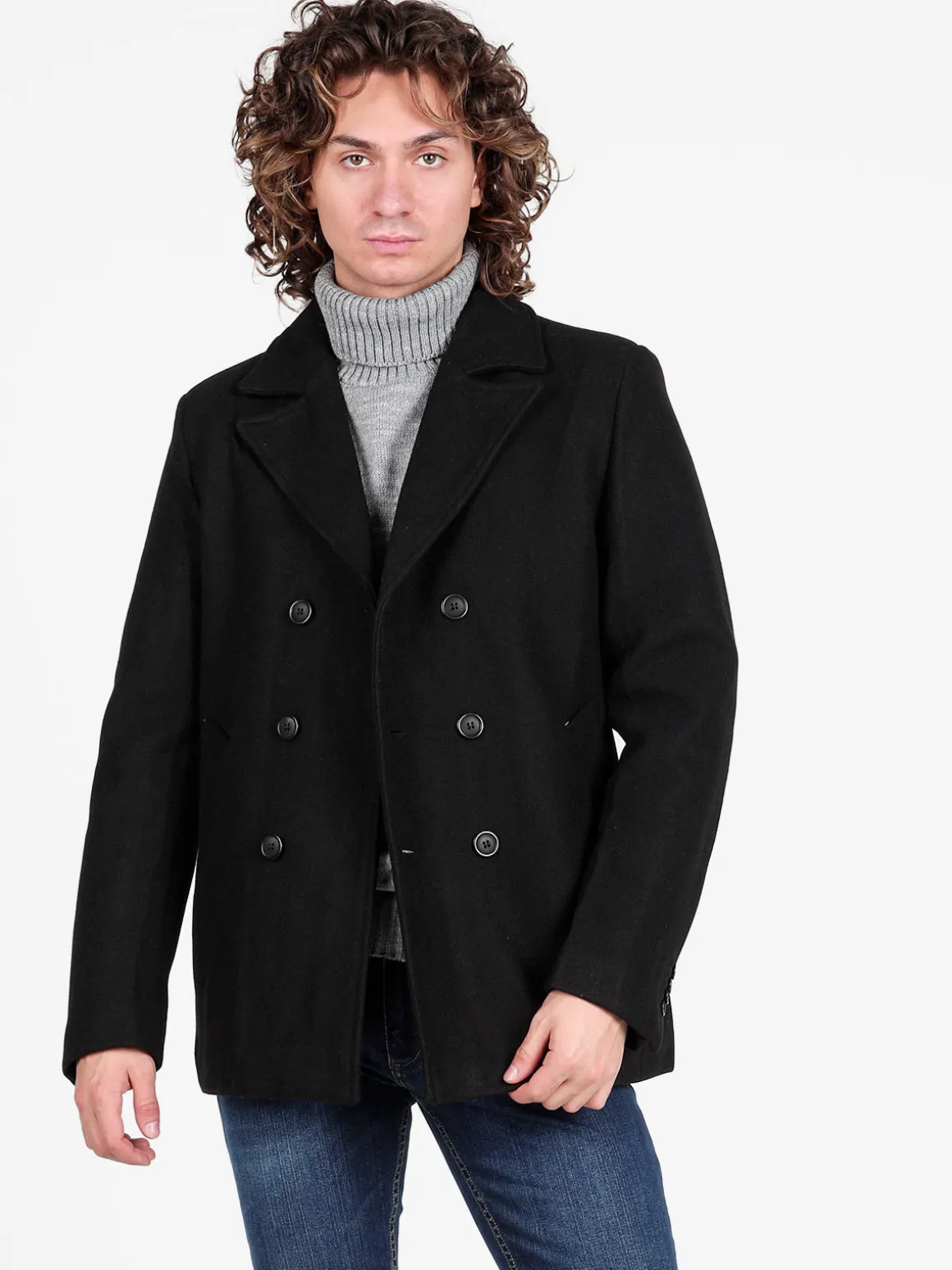 Solada Cappotto da uomo con chiusura doppiopetto