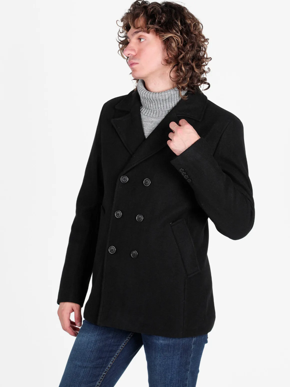 Solada Cappotto da uomo con chiusura doppiopetto