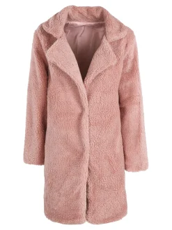 Solada Cappotto donna teddy oversize