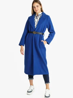 Solada Cappotto lungo classico donna con cintura