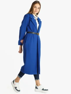 Solada Cappotto lungo classico donna con cintura