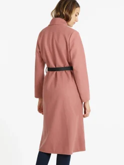 Solada Cappotto lungo da donna aperto con cintura