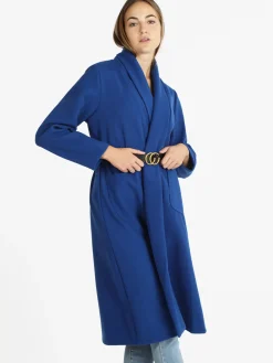Solada Cappotto lungo da donna aperto con cintura