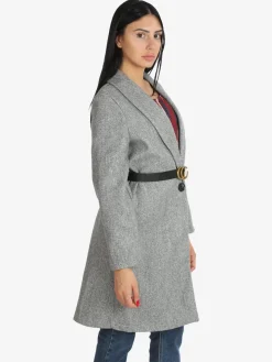 Solada Cappotto lungo donna con cintura