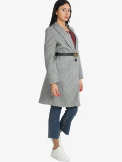 Solada Cappotto lungo donna con cintura
