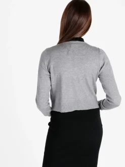 Solada Cardigan aperto da donna in maglia con strass