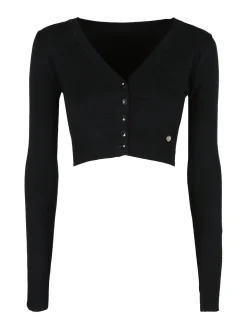 Solada Cardigan crop da donna in maglia