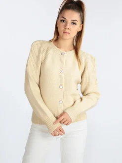 Solada Cardigan da donna in maglia con bottoni