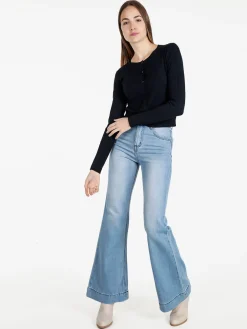 Solada Cardigan donna a trecce con bottoni
