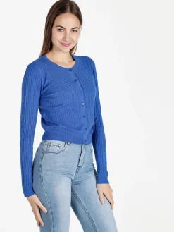 Solada Cardigan donna a trecce con bottoni