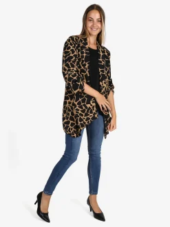 Solada Cardigan donna con top - cammello